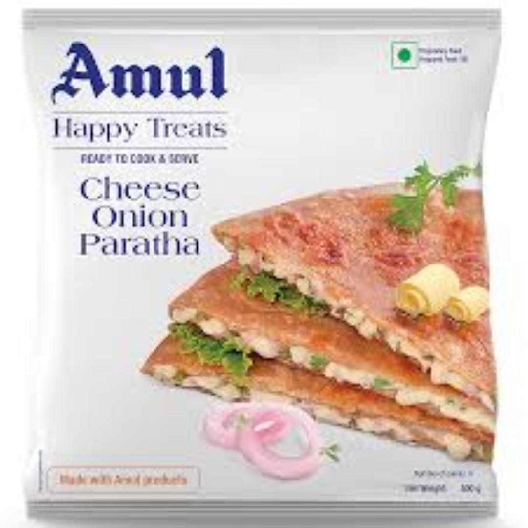 AMUL CHEESE ONION PARATHA 500G 